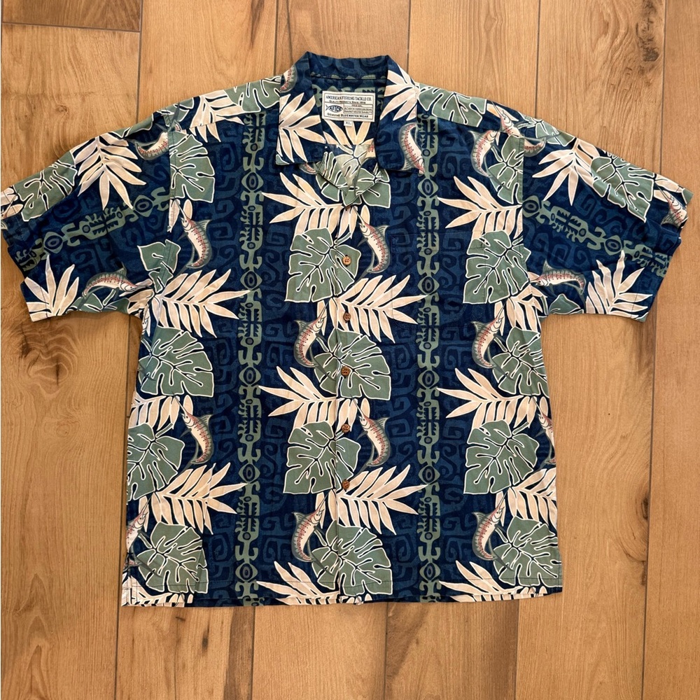 AFTCO Hawaiian Shirt size XL